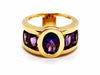 Ring 52 Ring Yellow gold Amethyst 58 Facettes 1080390CN