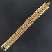 Bracelet Gold tank bracelet with articulated cob mesh 58 Facettes 16-360