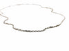 Necklace Cable link necklace White gold 58 Facettes 1161933CN