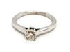 Ring 52 Solitaire Ring White Gold Diamond 58 Facettes 1137997CN