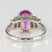 Bague 50 Bague Saphir rose et Diamants baguettes 58 Facettes 11-042-3414688-52