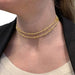 Collier Sautoir en or jaune. 58 Facettes 30199