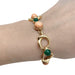 Van Cleef & Arpels bracelet in yellow gold, coral and chrysoprase. 58 Facettes 30317