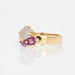 Ring 53 Fine stone and gold ring 58 Facettes 21-268-53A