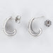 Earrings Satin white gold diamond earrings 58 Facettes YS66B