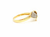 Ring 55 Ring Yellow gold Diamond 58 Facettes 750302CN