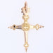 Pendentif Croix ancienne Jeannette en or 58 Facettes 20-521