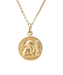 Angel Medal Pendant with Chain, Yellow Gold 58 Facettes