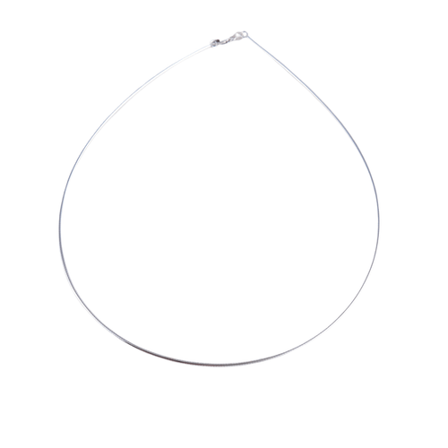 Collier Tour de cou or blanc 58 Facettes JE30