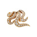 Earrings Stern "Iris Pompylius" model earrings in pink gold, diamonds. 58 Facettes 26213
