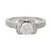 Ring 48 Tiffany&Co ring. “Ribbon” in platinum, 0,55 carat diamond. 58 Facettes 29796