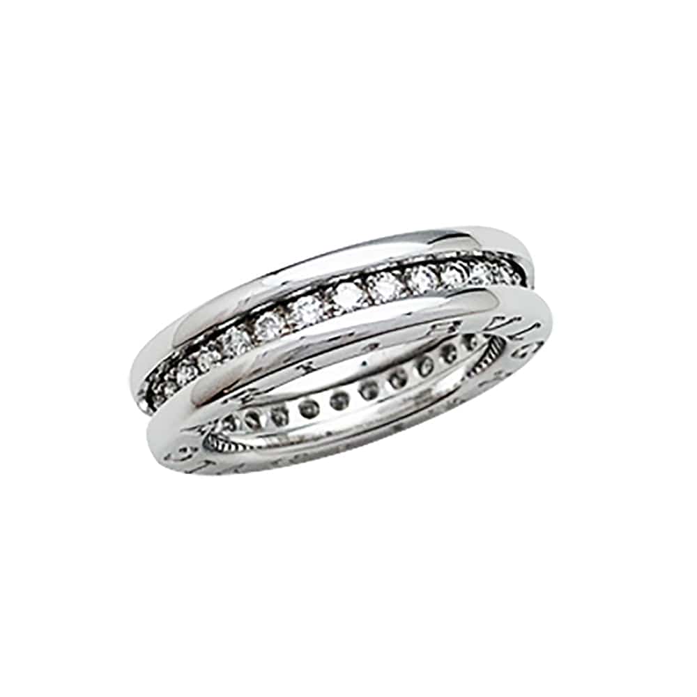 Bague Bulgari, or blanc et 6936661754005