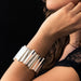 Bracelet Modernist silver bracelet 58 Facettes 20-020