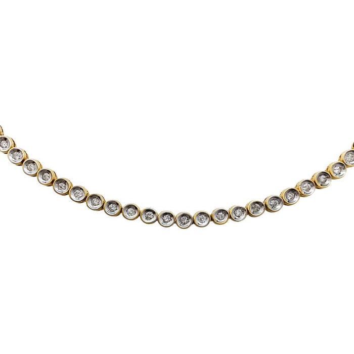 Collier Collier rivière diamants en or. 58 Facettes 30255