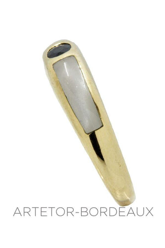 Bague 55 Bague nacre et spinelle 58 Facettes 27411