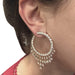 Earrings Hoop earrings in white gold, diamonds. 58 Facettes 25575