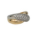 Ring 52 Cartier “Colisée” ring in yellow gold, platinum and diamonds 58 Facettes 29987