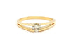 Ring 52 Solitaire Ring Yellow Gold Diamond 58 Facettes 758208CN