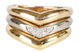 Ring 54 Ring 3 Gold Diamonds 58 Facettes BG3ORSEV20-7104