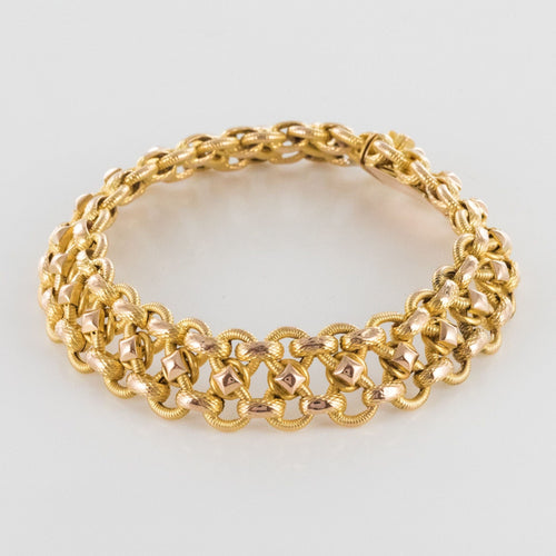 Bracelet Bracelet ancien or ciselé 58 Facettes 20-224