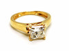 Bague 47.5 Bague Solitaire Or jaune Diamant 58 Facettes 1167334CN