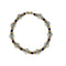 Bracelet Bracelet boules cristal de roche, lapis lazuli, intercalaires or jaune. 58 Facettes 30350