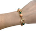 Van Cleef & Arpels bracelet in yellow gold, coral and chrysoprase. 58 Facettes 30317