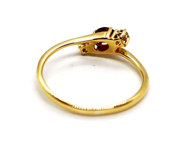 Bague 51 Bague Or jaune Rubis 58 Facettes 1161972CD