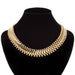 Necklace Articulated retro gold necklace 58 Facettes 19-543