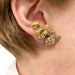 Earrings Zolotas “Pisces” earrings in yellow gold, platinum and diamonds. 58 Facettes 30398