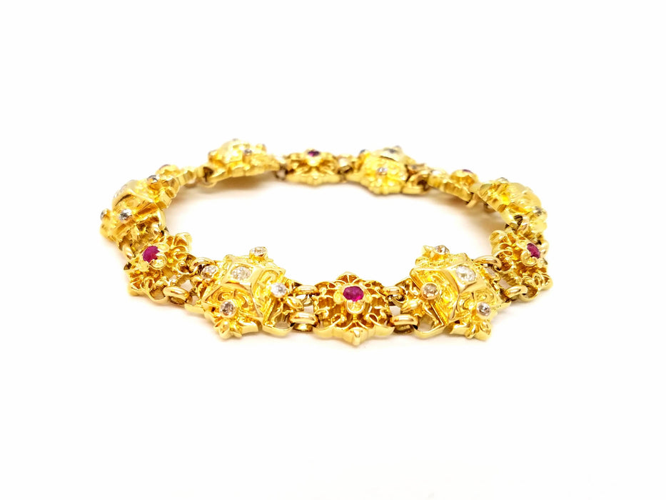 Bracelet Bracelet Or jaune Diamant 58 Facettes 836609CN