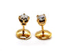 Boucles d'oreilles Boucles d'oreilles Puces Or jaune Diamant 58 Facettes 1117931CN