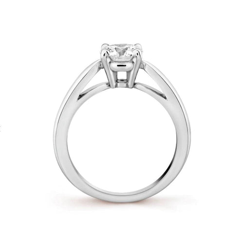 Bague Bague Solitaire Diamant 1,2cts, Or Blanc 58 Facettes