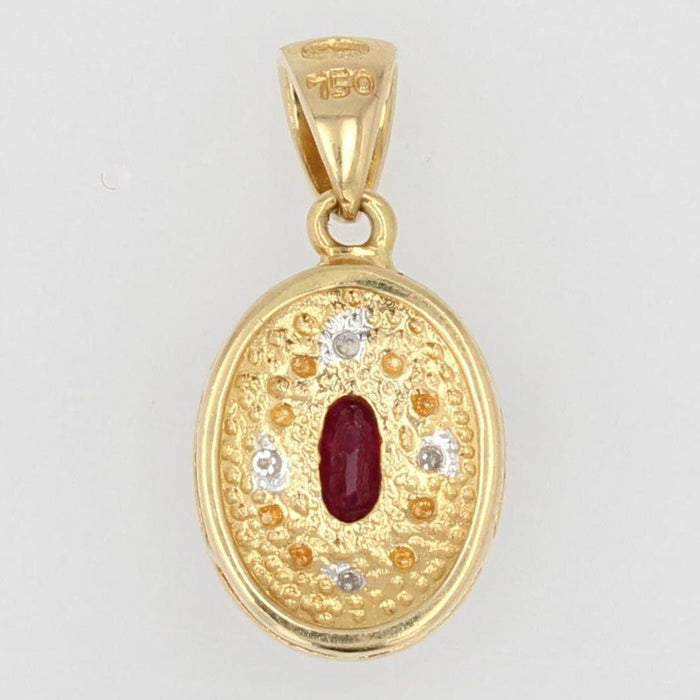 Pendentif Pendentif rubis diamants 58 Facettes 19-455G