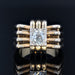 Bague 61 Bague ancienne noeud diamant tank 58 Facettes 21-124-61