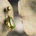 Earrings Antique peridot and gold earrings 58 Facettes 20-398