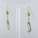 Boucles d'oreilles Boucles d'oreilles quartz à rutile grenats tsavorites et diamants 58 Facettes 18-352