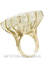 Ring 53 Modern rutilated quartz ring 58 Facettes 27391