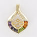 Pendentif Pendentif or pierres fines 58 Facettes 19-578B