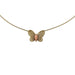 Van Cleef & Arpels “Papillon” necklace in yellow gold, diamonds and coral. 58 Facettes 30041