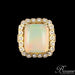 Bague 50 Bague opale et diamants vintage 58 Facettes 14-202-8319431-50