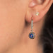 Boucles d'oreilles Boucles d'oreilles anciennes saphirs et diamants 58 Facettes 20-397