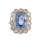 Bague 53 Bague 1930 Saphir Diamants 58 Facettes