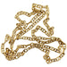 Cartier long necklace in yellow gold, navy mesh. 58 Facettes 30109
