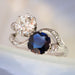 Ring 52 Toi et Moi Sapphire and Diamond Ring 58 Facettes 12-028-5264344-54