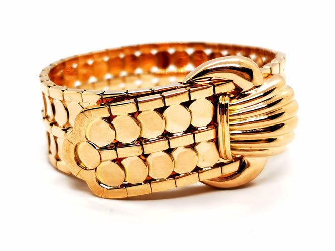 Bracelet Bracelet Manchette Or jaune 58 Facettes 1126572CN