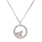 Collier Chopard - collier "happy Diamonds" en or blanc et diamants 58 Facettes 32004