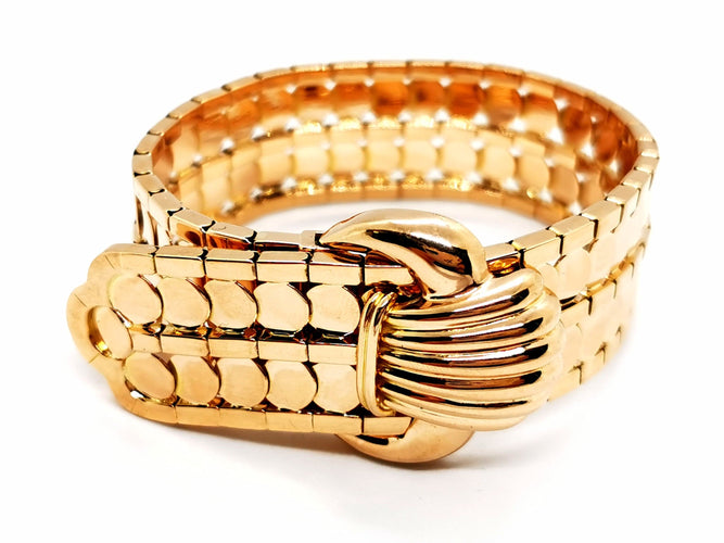 Bracelet Bracelet Manchette Or jaune 58 Facettes 1126572CN