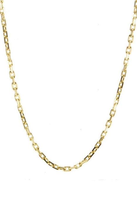 Cable link chain necklace 58 Facettes 32381