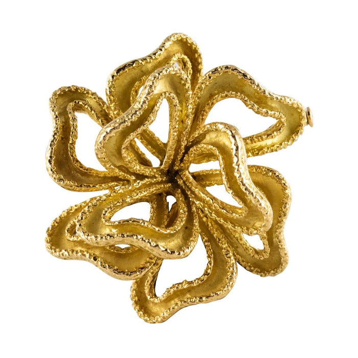 Broche Broche en or jaune noeud 58 Facettes 19-565